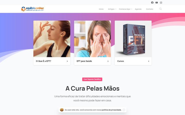 Screenshot von equilibriocontinuo.com.br