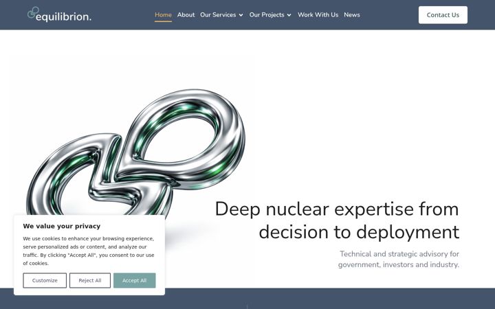 Screenshot von equilibrion.co.uk