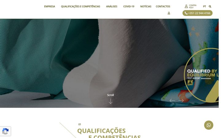 Skjermbilde av equilibrium.com.pt