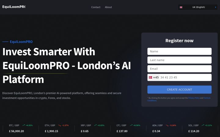 Screenshot of equiloompro.org