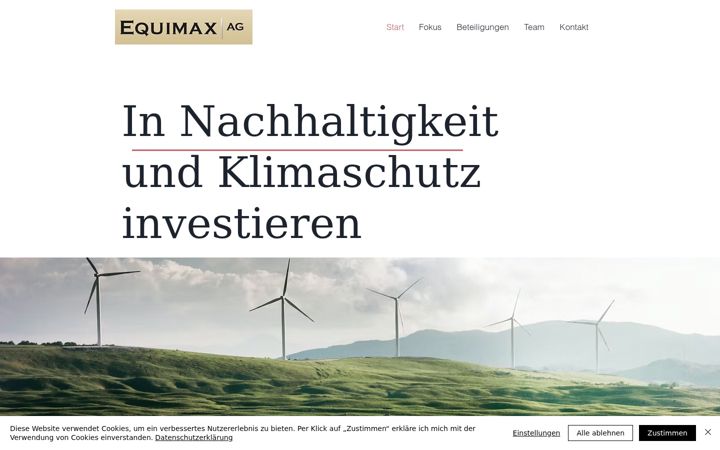 Screenshot ta' equimax.de