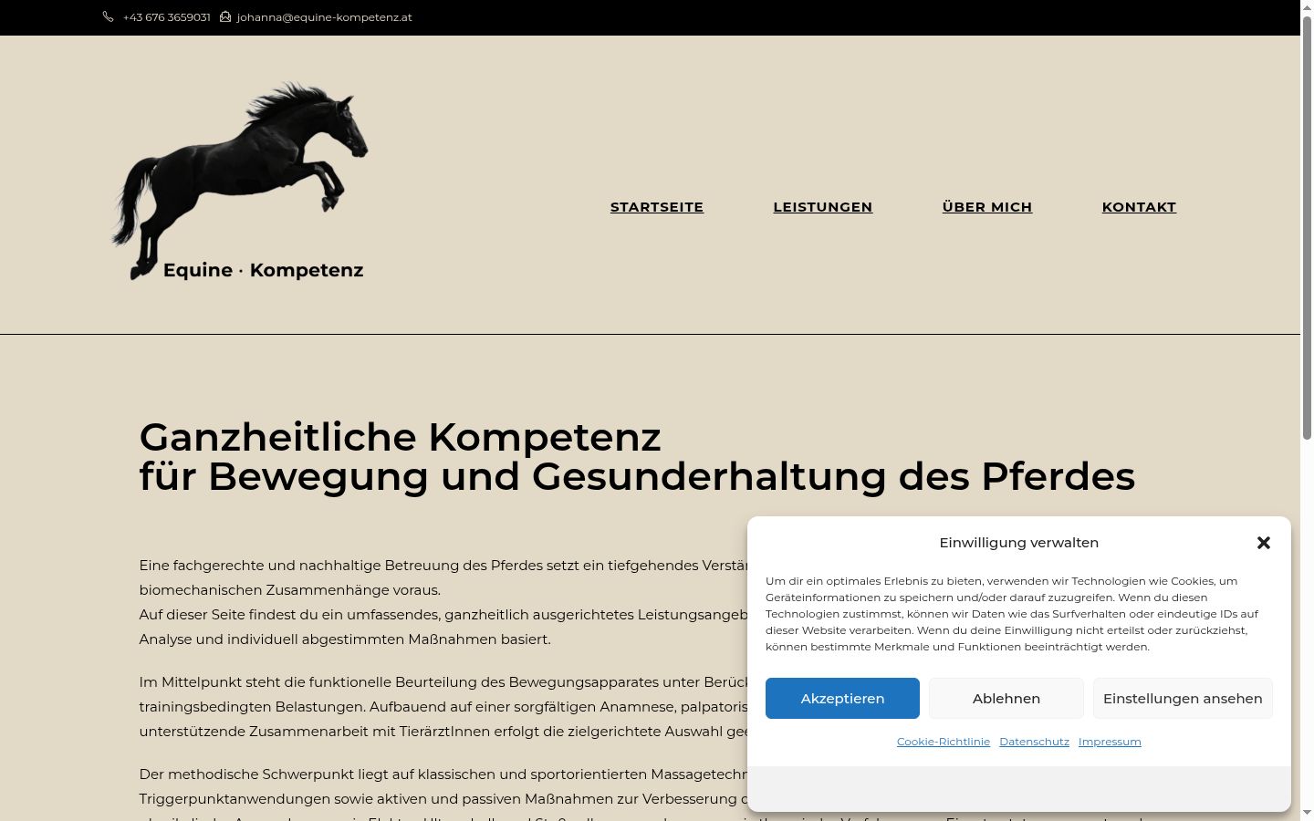 Screenshot tal-banner tal-kunsens muri qabel kwalunkwe interazzjoni