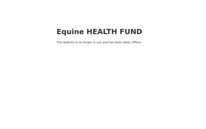 Snímek obrazovky equinehealthfund.co.za