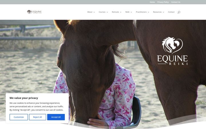 Screenshot di equinereiki.com.au