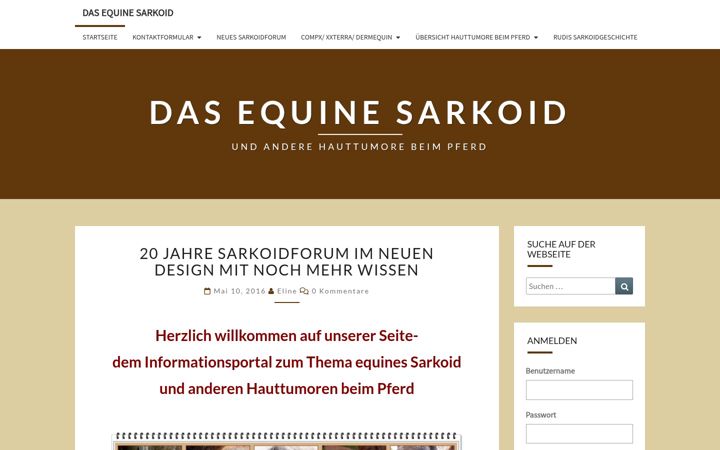 Képernyőkép: equines-sarkoid.de