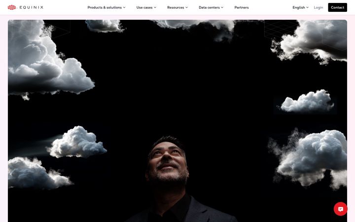Captură de ecran a equinix.com