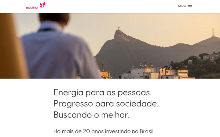 Screenshot von equinor.com.br