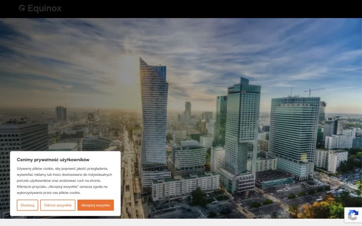 Screenshot of equinoxcapital.pl