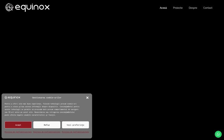Screenshot stránky equinoxstudio.eu