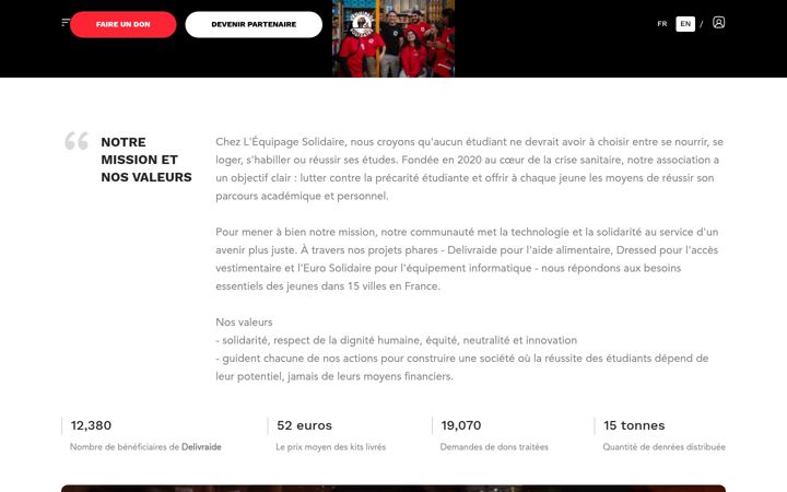 Screenshot of equipagesolidaire-preview.fr