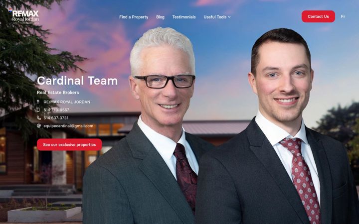 Zrzut ekranu equipecardinal.ca