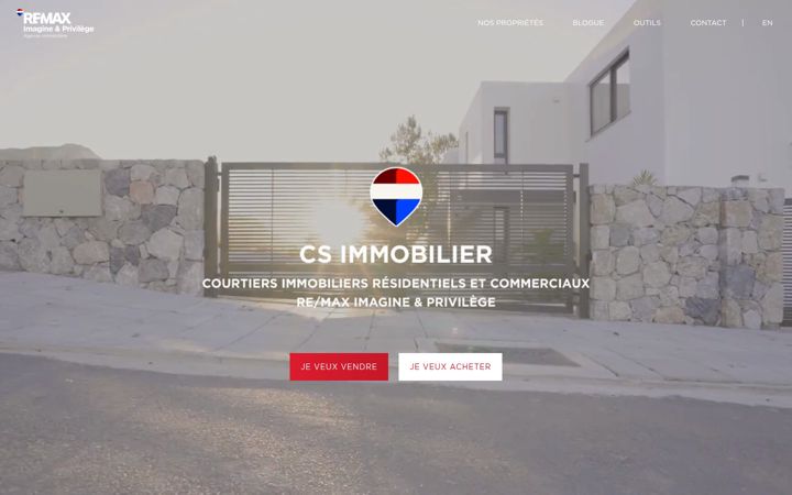 Zrzut ekranu equipecsimmobilier.ca