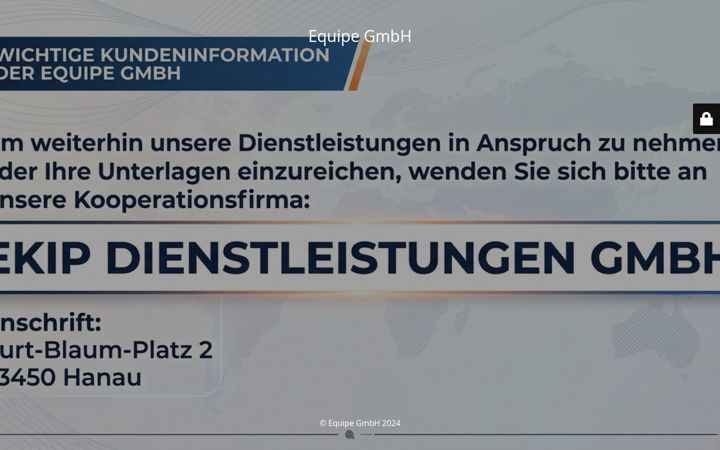 Képernyőkép: equipegmbh.de