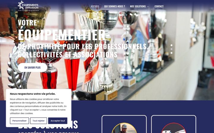 Screenshot of equipements-diffusion.fr
