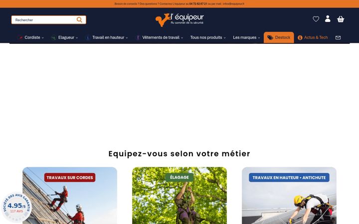 Ekrano kopija equipeur.fr
