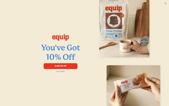 Captura de ecrã de equipfoods.com