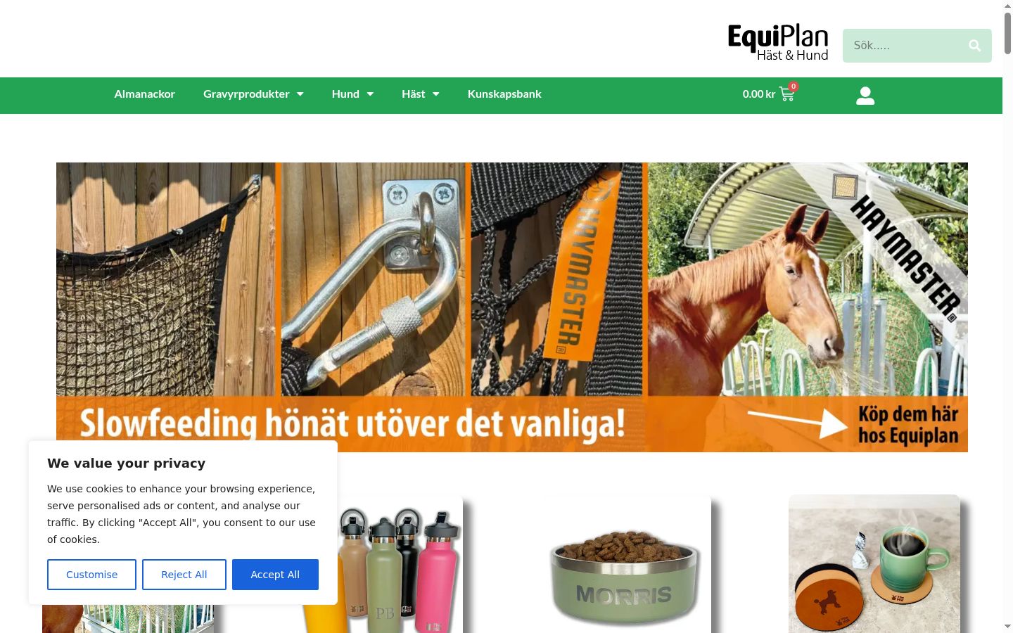 Screenshot tal-banner tal-kunsens muri qabel kwalunkwe interazzjoni