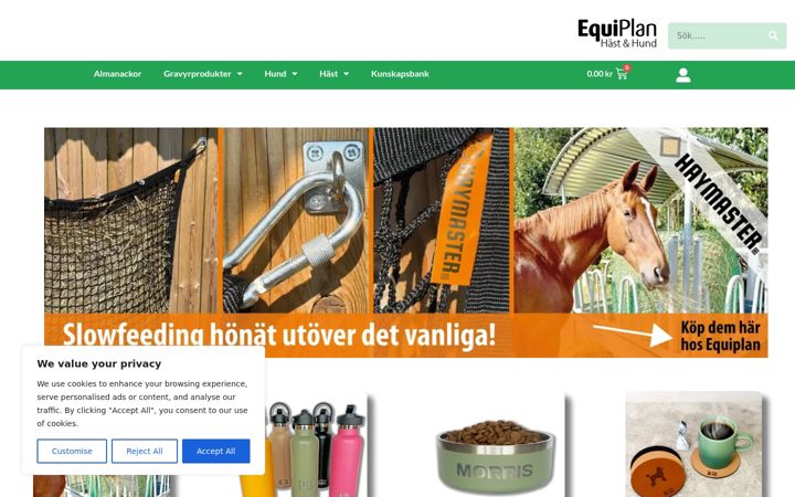 Skærmbillede af equiplan.net