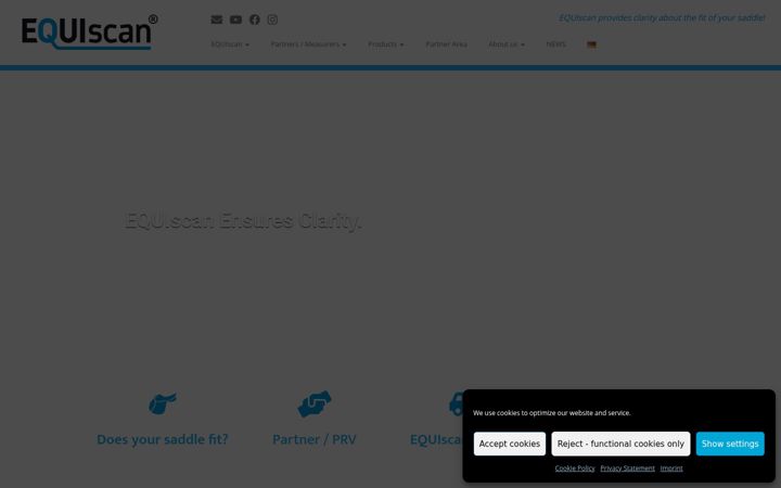 Screenshot of equiscan.de