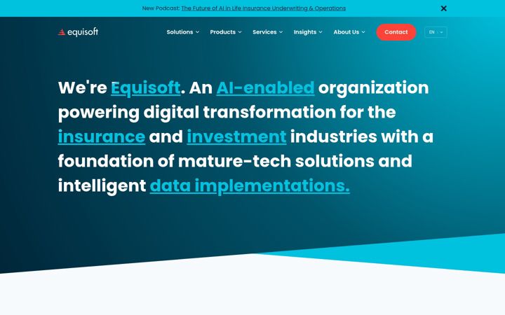 Screenshot of equisoft.com