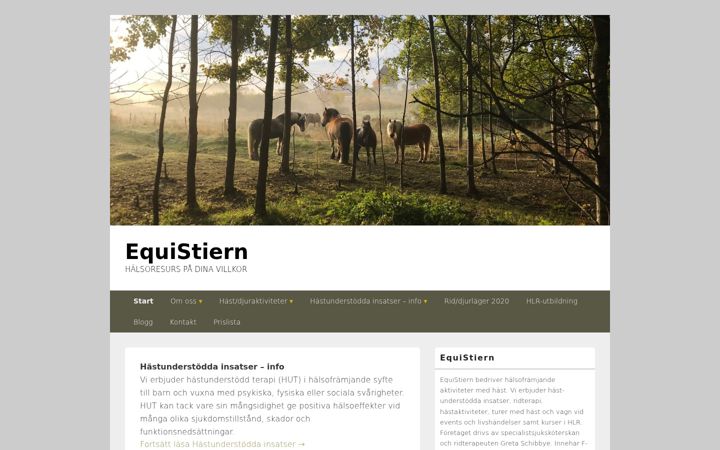 Screenshot του equistiern.se