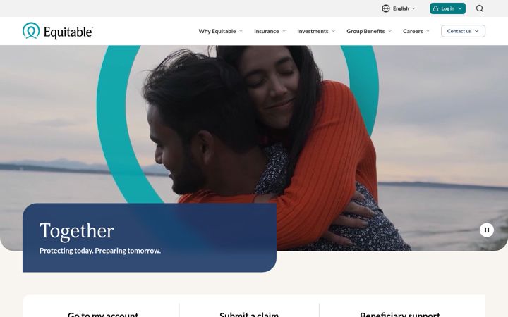 Screenshot of equitable.ca