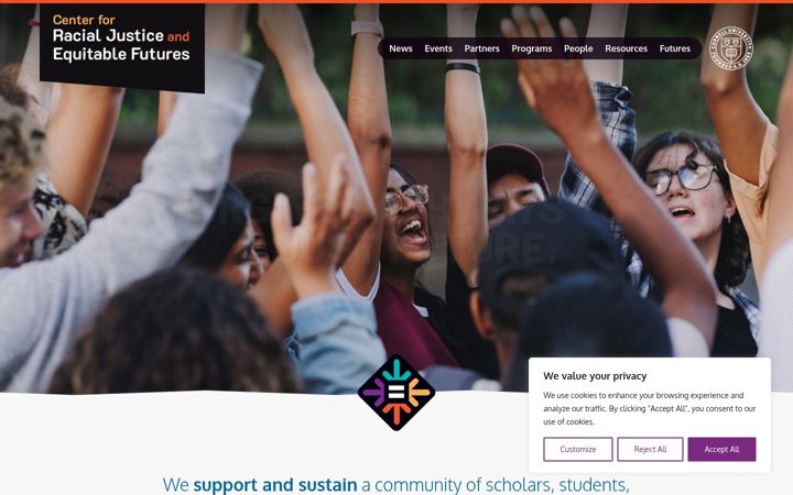 Screenshot of equitablefutures.cornell.edu