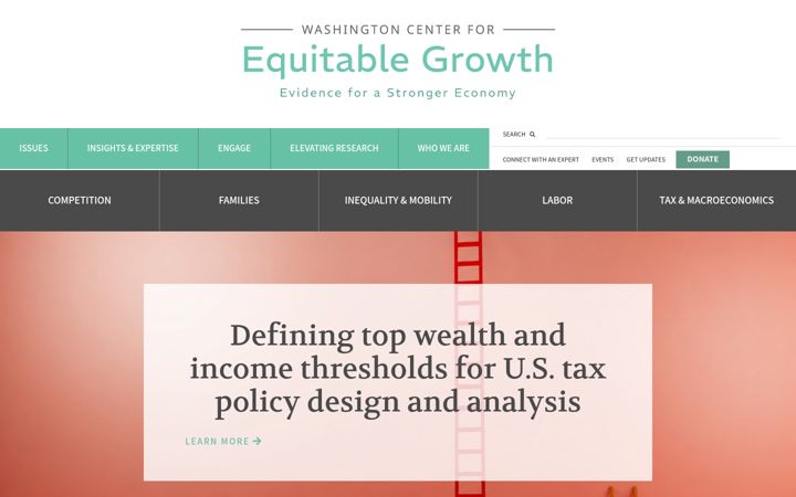 Screenshot of equitablegrowth.org