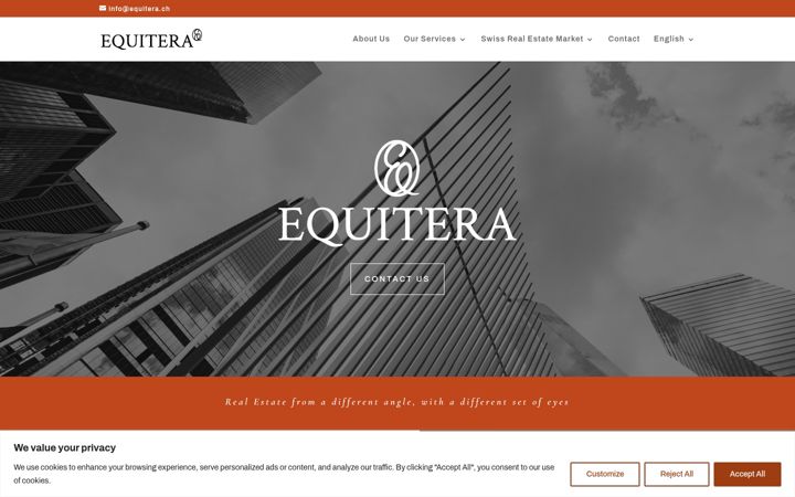 Screenshot van equitera.ch