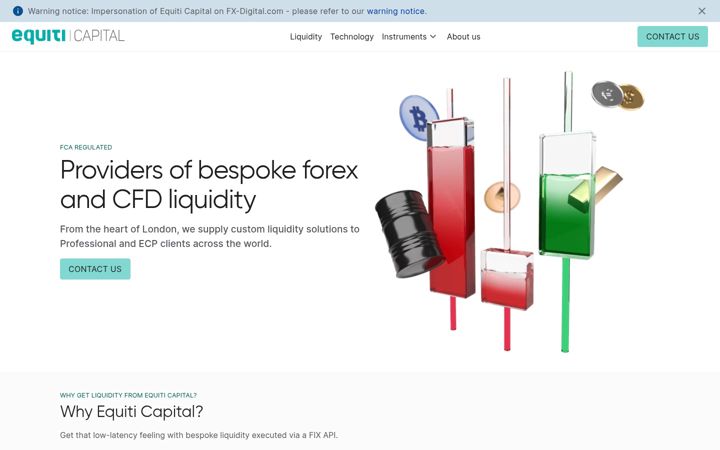 Screenshot von equiticapital.co.uk
