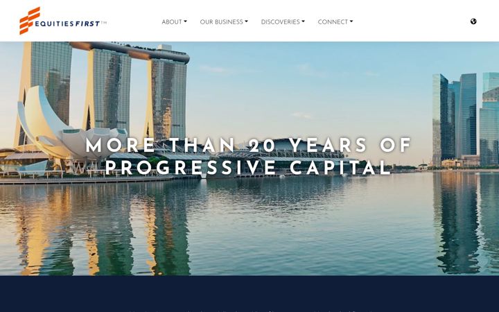 Screenshot of equitiesfirst.me