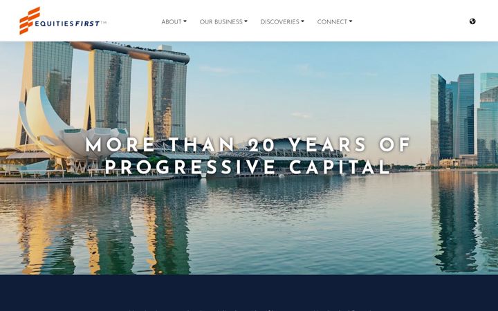 Screenshot of equitiesfirst.mobi