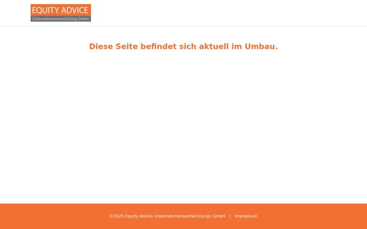 Screenshot of equity-advice.de