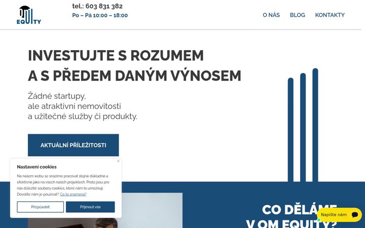 Screenshot ta' equity.cz