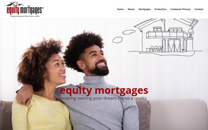 Screenshot von equitymortgages.co.uk