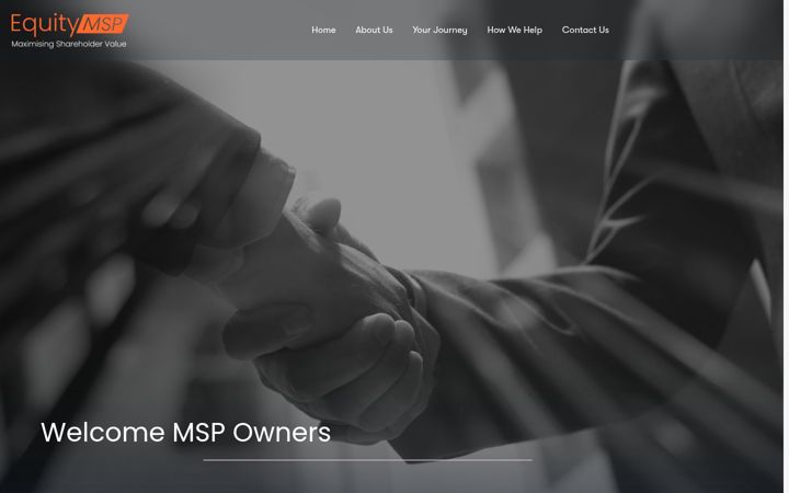 Screenshot von equitymsp.co.uk