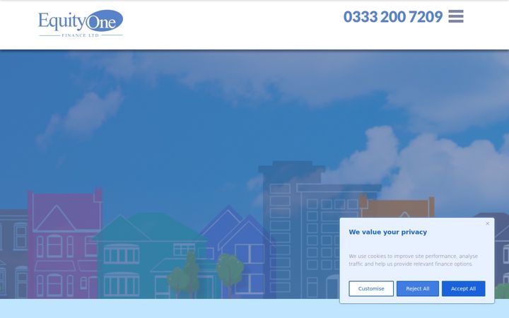 Screenshot von equityone-bridgingloans.co.uk
