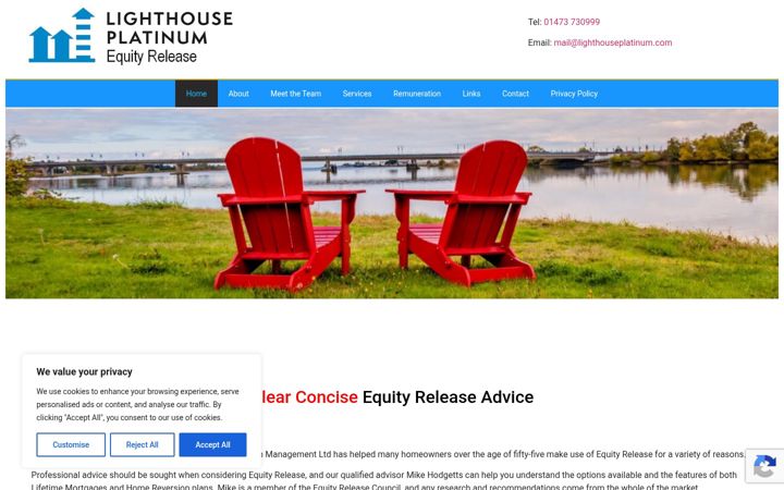 Screenshot van equityreleaseipswich.co.uk