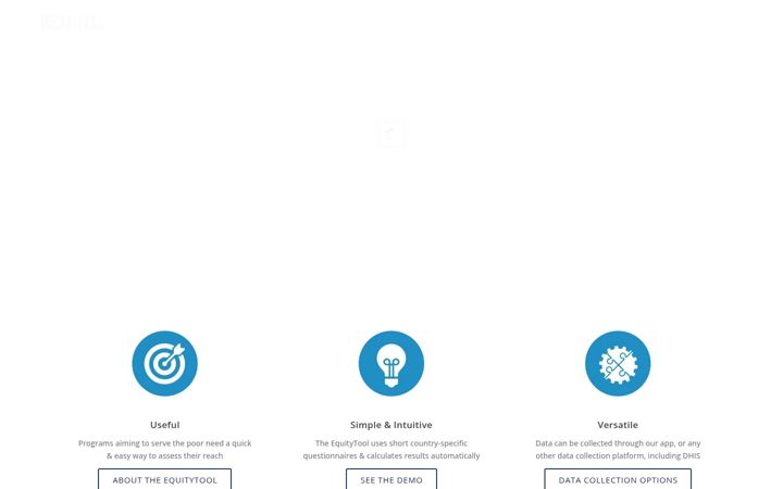 Screenshot stránky equitytool.org