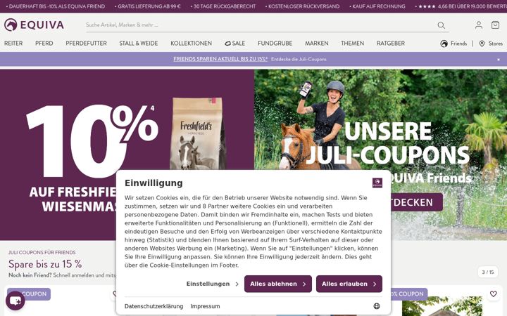 Screenshot of equiva.com