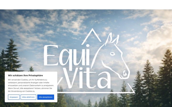 Screenshot von equivita.at