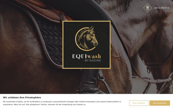 Screenshot of equiwashbynadine.de