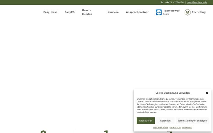 Screenshot of equiworx.de