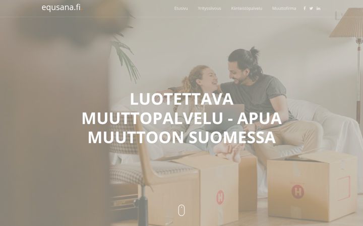 Ekrānuzņēmums no equsana.fi