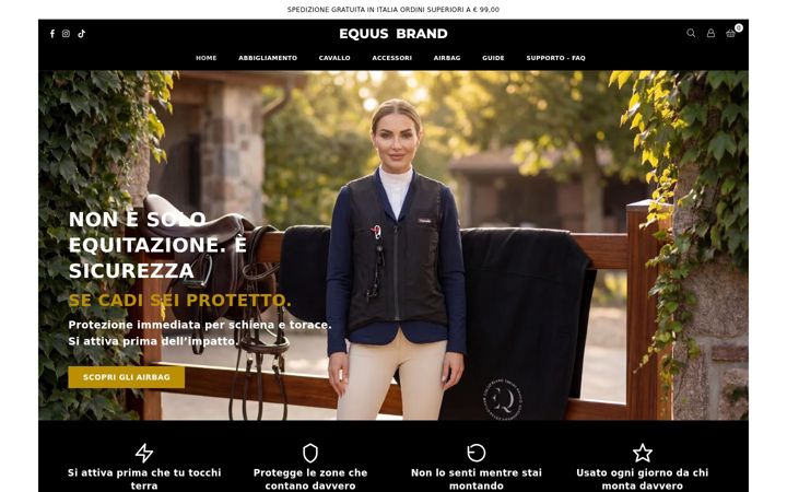 Ekraanipilt saidist equusbrand.it
