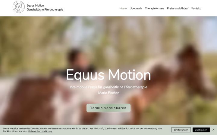 Képernyőkép: equusmotion.de