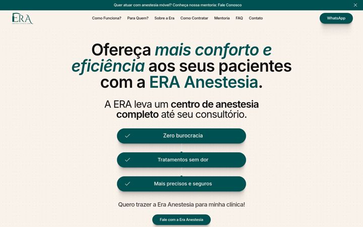 Ekrano kopija eraanestesia.com.br
