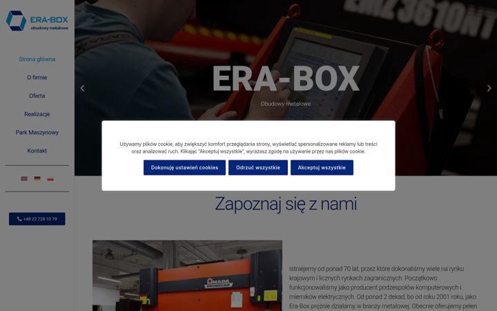 Screenshot of erabox.pl