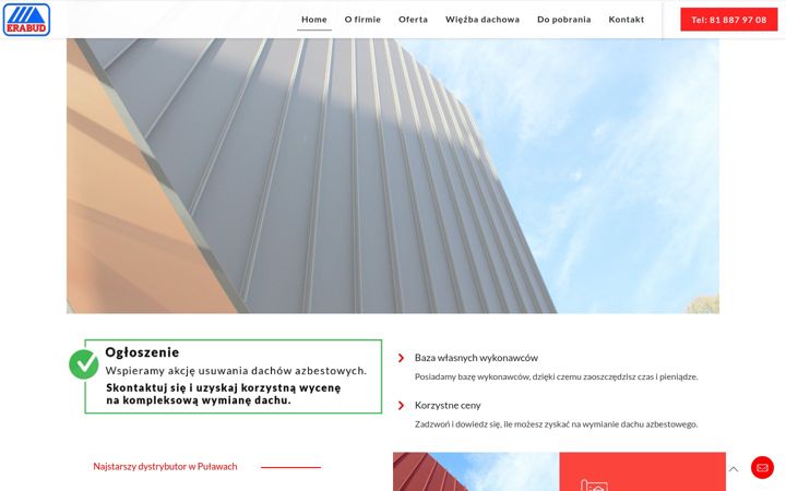 Screenshot of erabud.pl