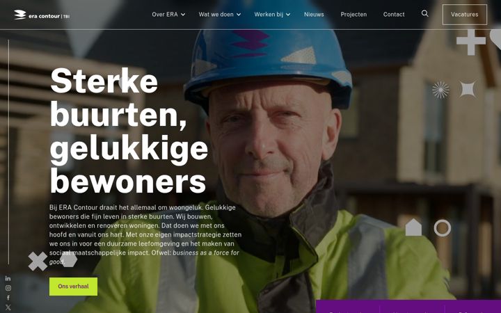 Skärmbild av eracontour.nl
